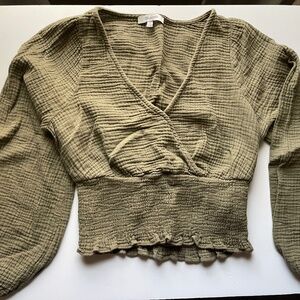 Madewell gauzy shirt